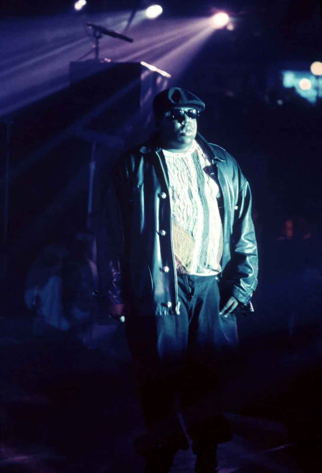 Notorious_ B I G_ On_ Stage_ Performance Background