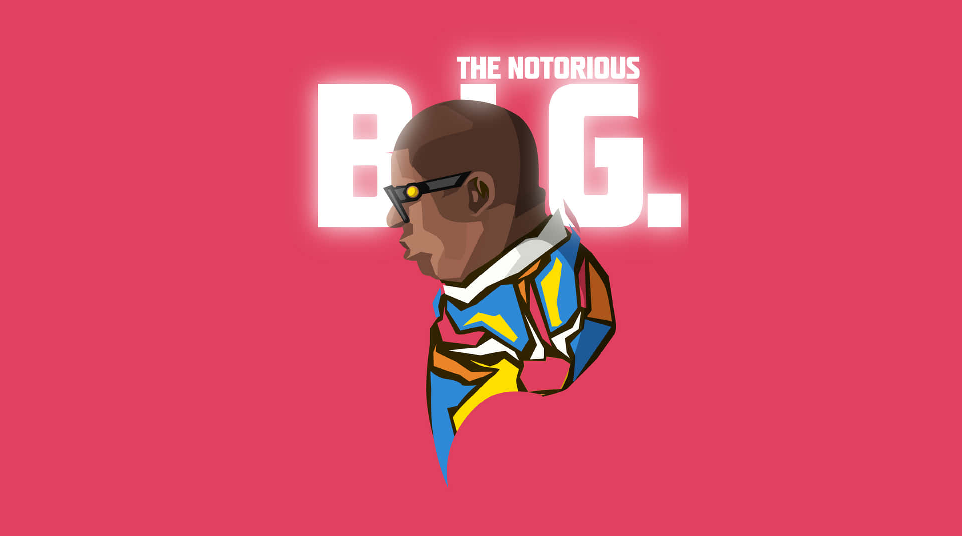 Notorious B.i.g Pink Canvas Background