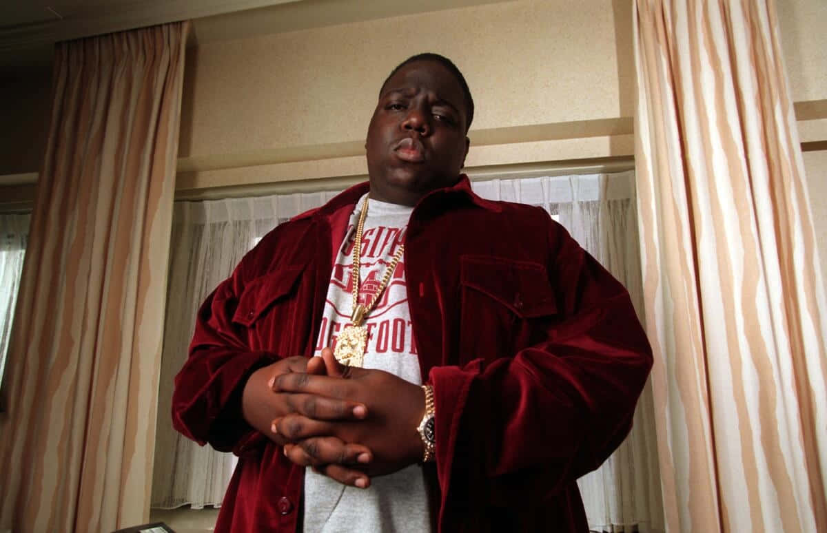 Notorious_ B I G_ Standing_ Portrait Background