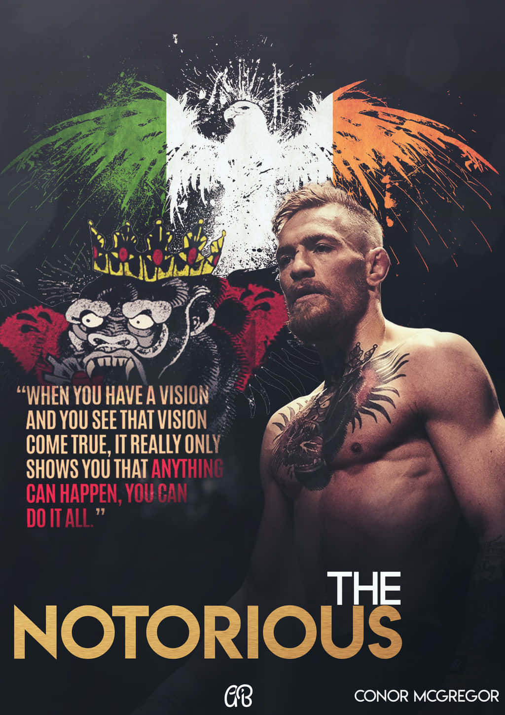 Notorious Wrestler Conor Background