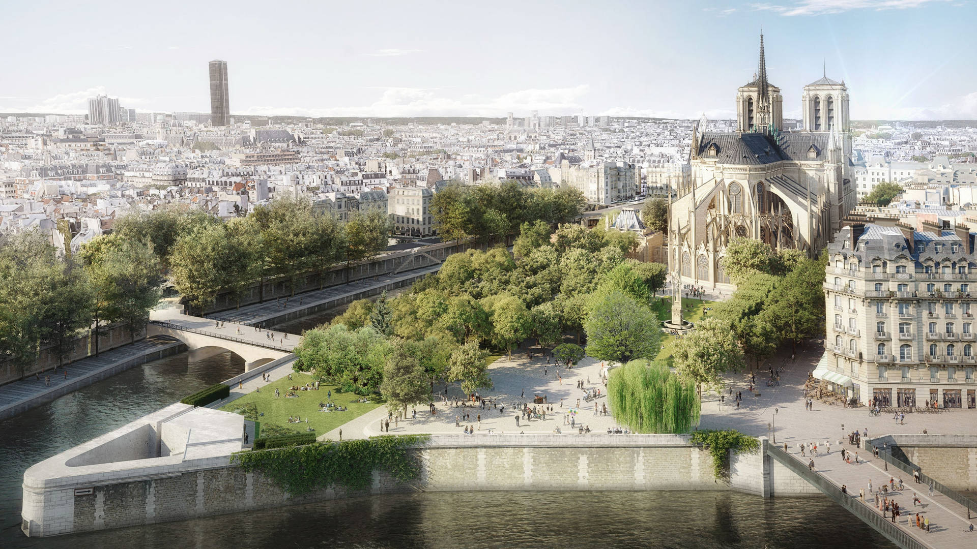 Notre Dame Renovation Render