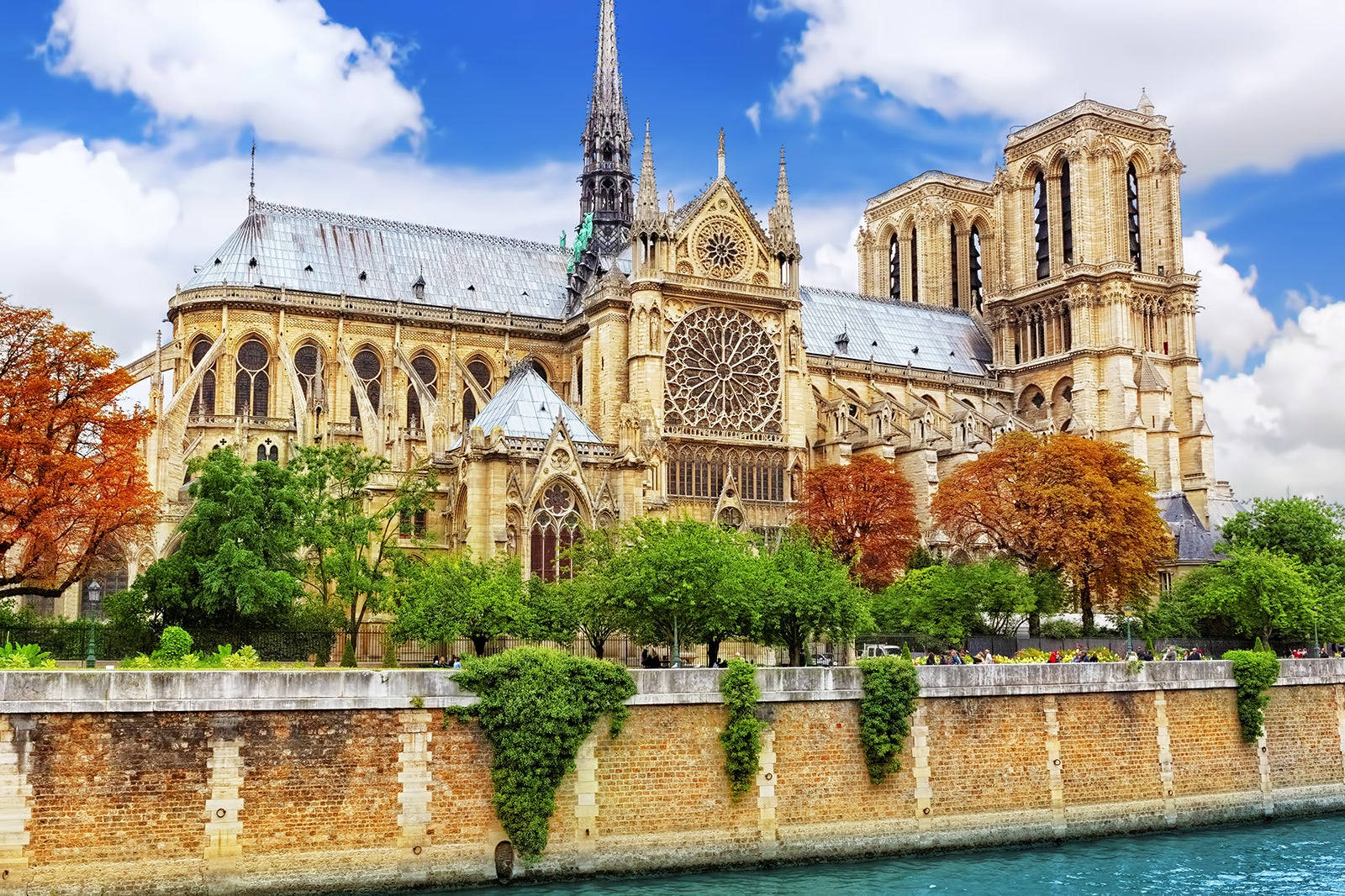 Notre Dame Saturated Shot