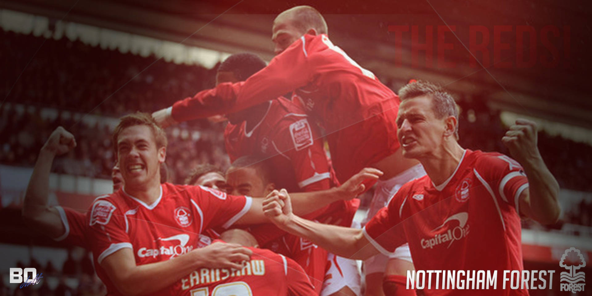 Nottingham Forest Fc Group Hug Background