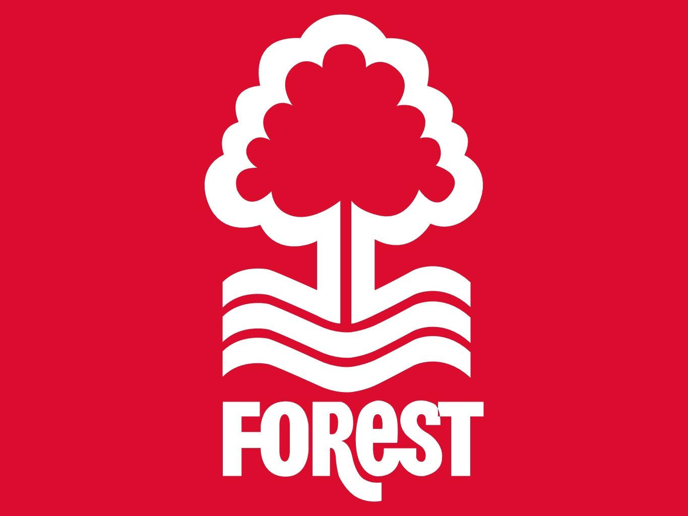 Nottingham Forest Fc Plain Red Background