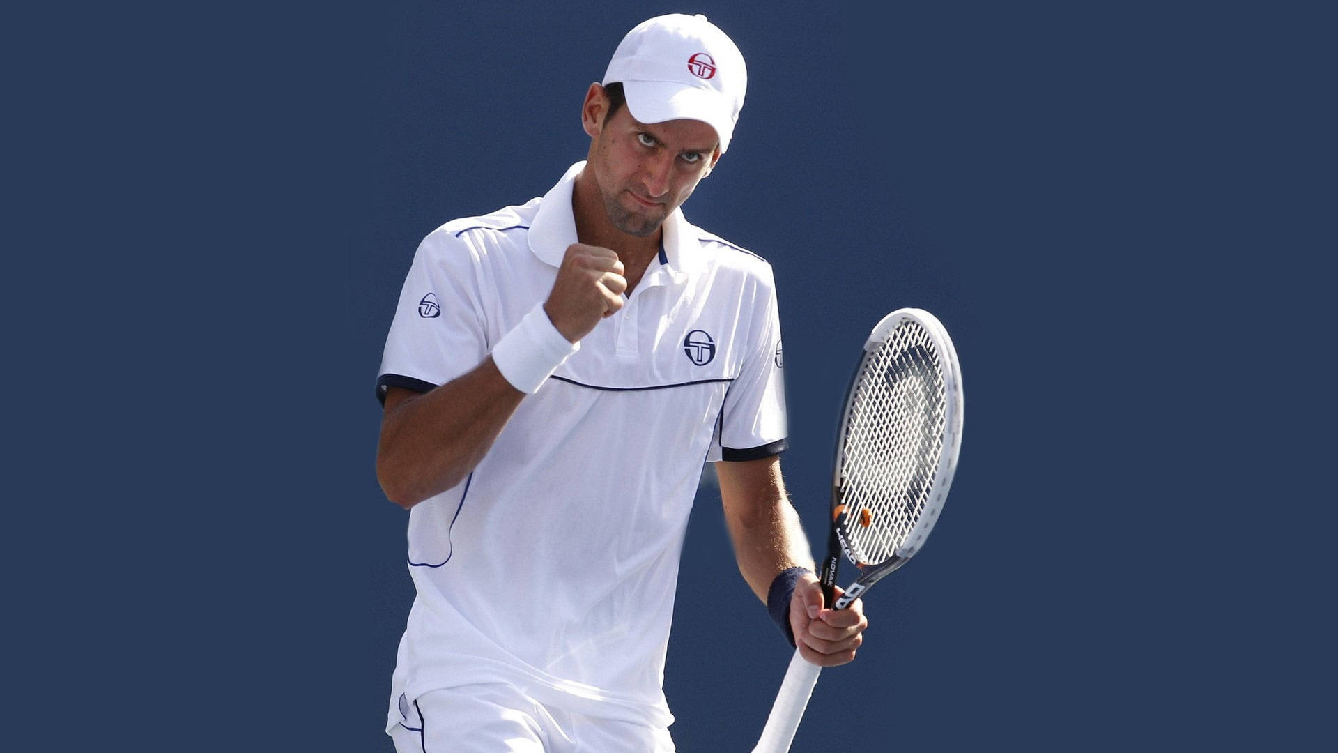 Novak Djokovic King Of Tennis Background