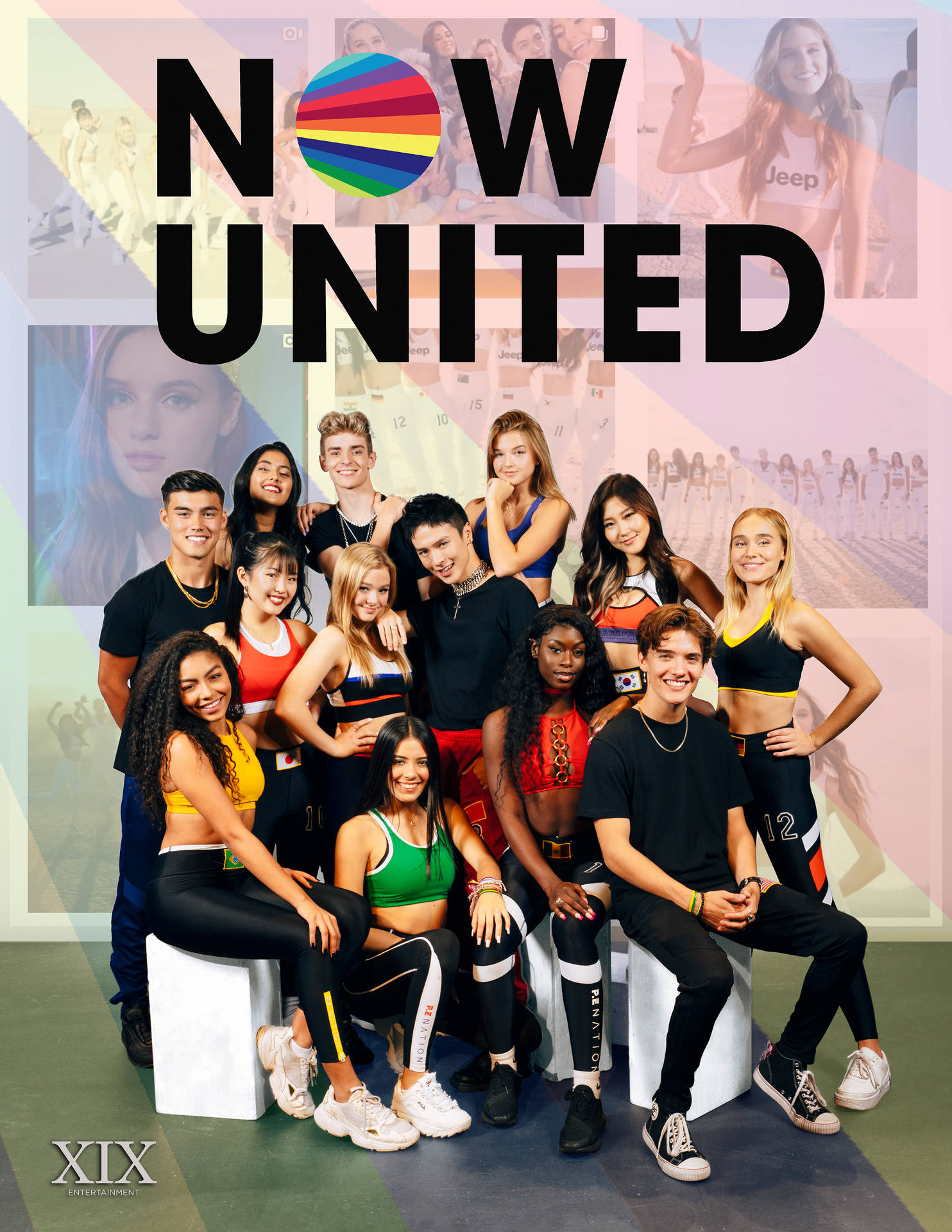 Now United Group Poster Background