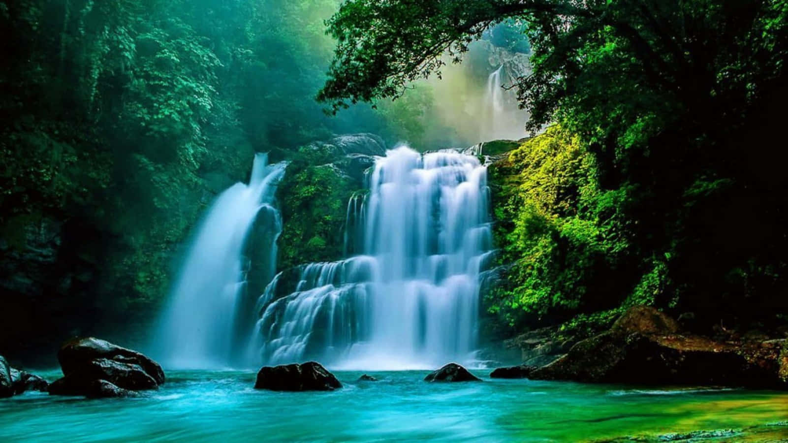 Nuayaca Waterfall Desktop Costa Rica Background