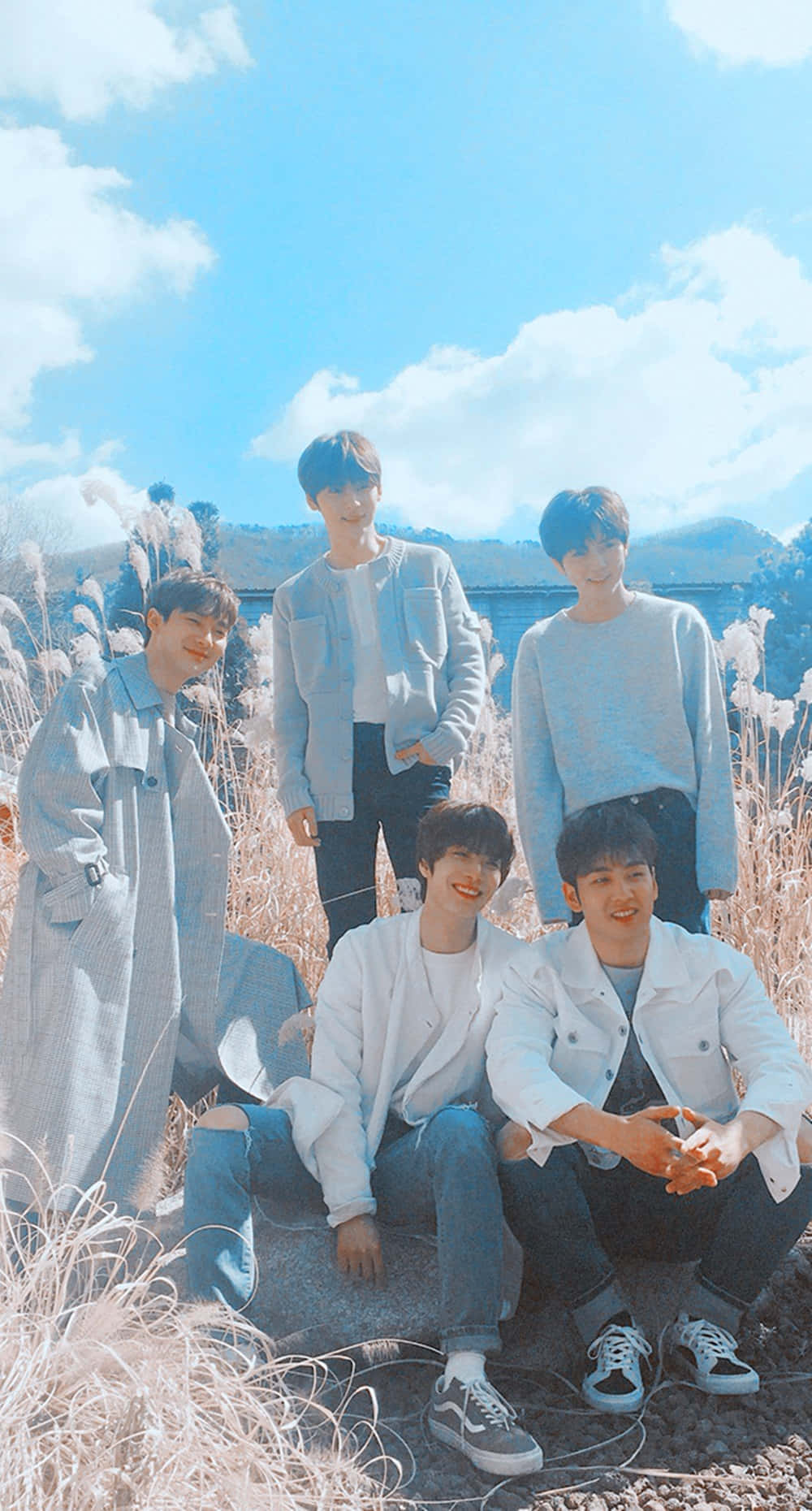 Nuest Blue Cloudy Edit Kpop