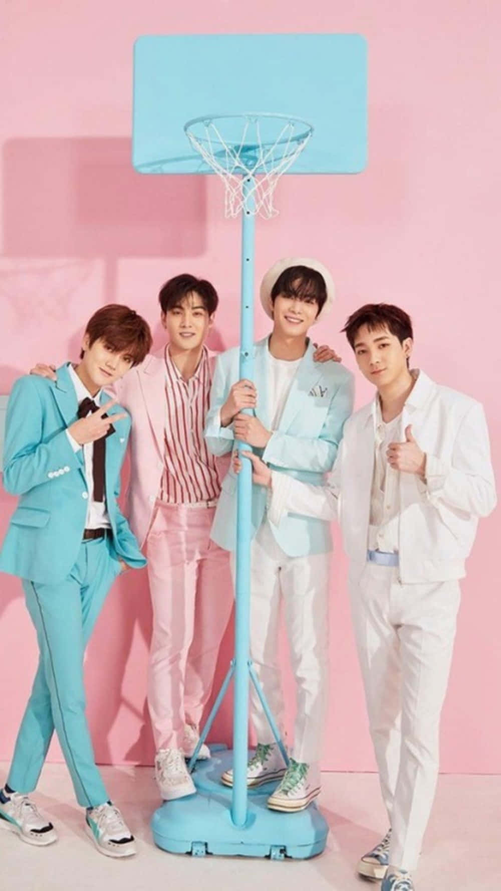 Nuest Kpop Group Pastel Photoshoot