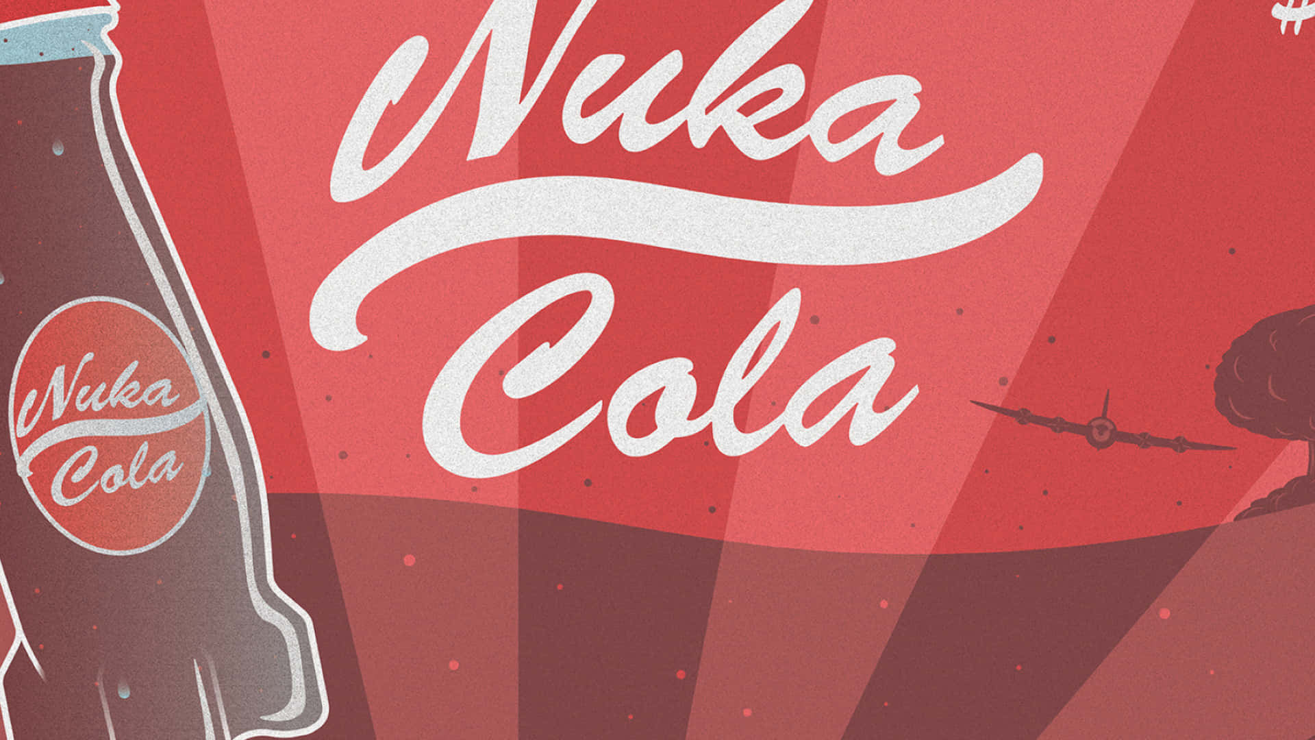 Nuka Cola - A Poster With The Words Nuka Cola