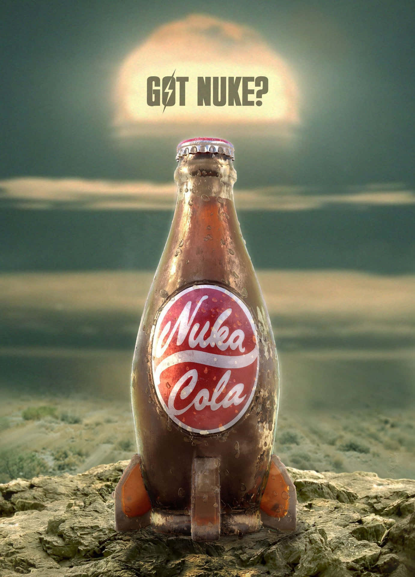 Nuka Cola Bottle Post Apocalyptic Ad