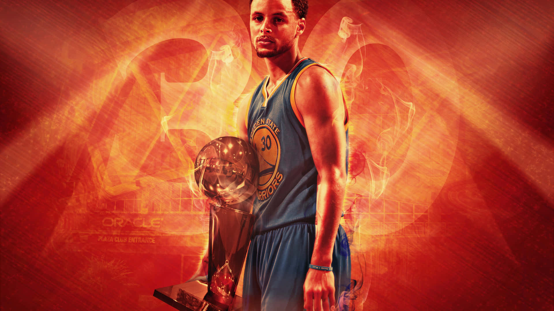 Number 30 Stephen Curry 4k Background