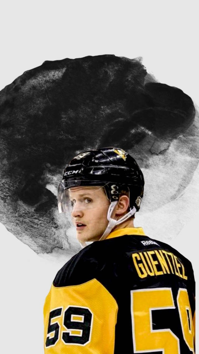 Number 59 Graphic Art Jake Guentzel Background