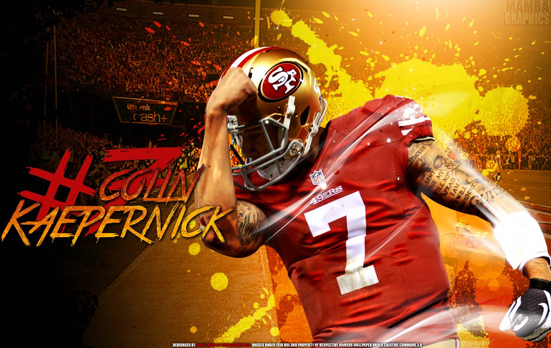 Number 7 Colin Kaepernick 49ers Iphone Background