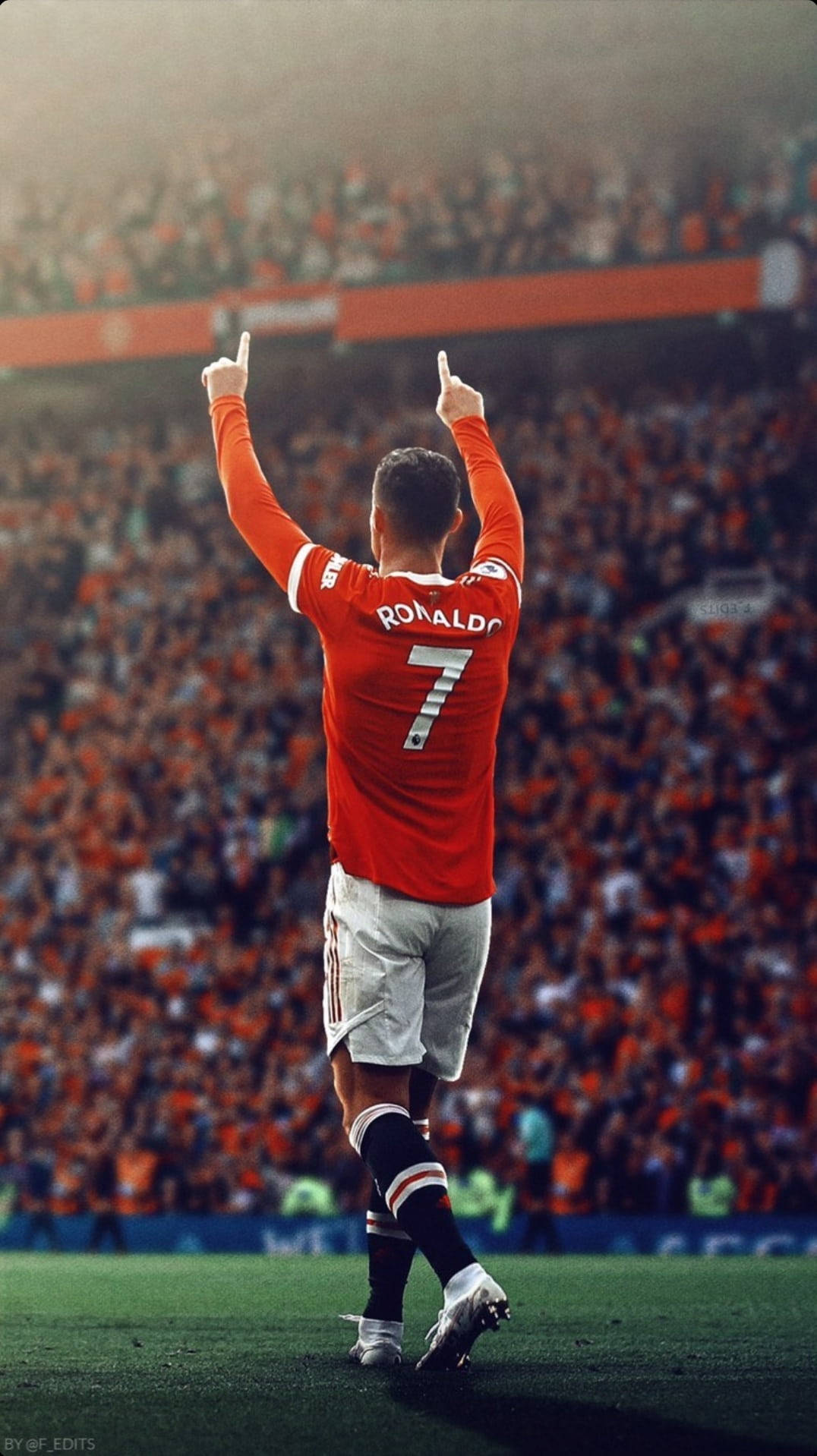 Number 7 Manchester United Mobile Background