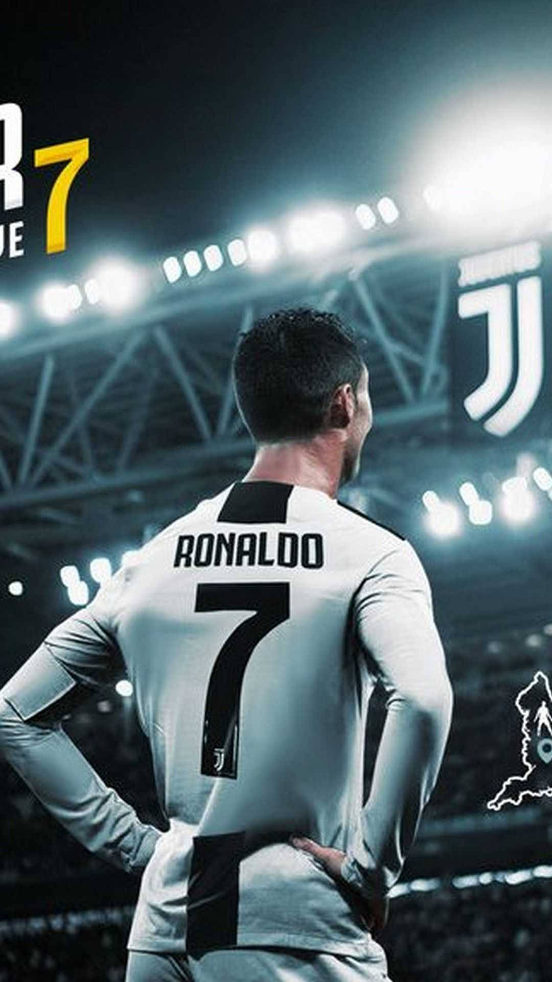 Number Seven Cristiano Ronaldo Iphone Background