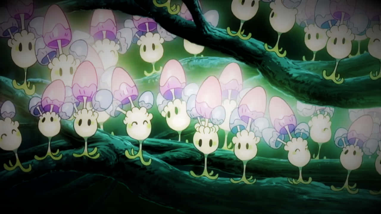 Numerous Glowing Morelull Hd