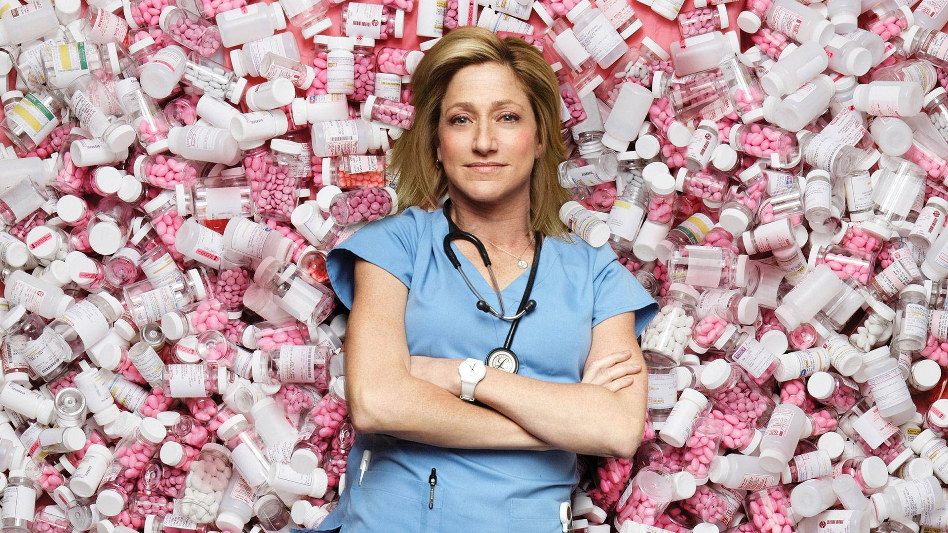 Nurse Jackie Edie Falco Background