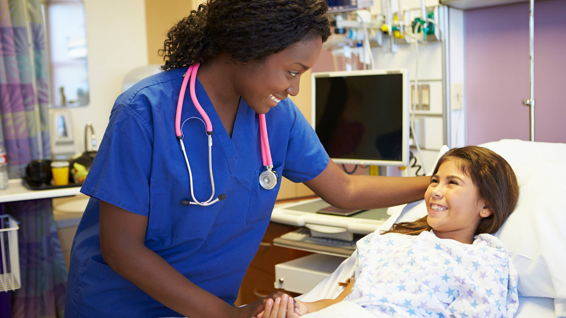 Nurse Pediatrics Child Care Background