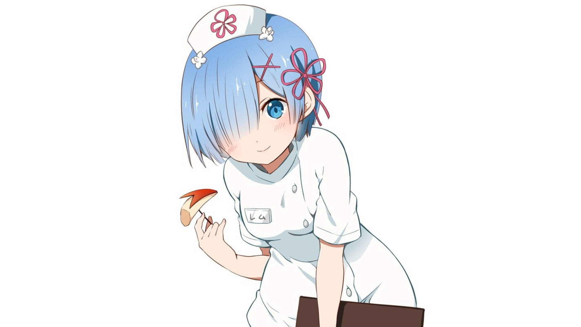 Nurse Rem In White Background