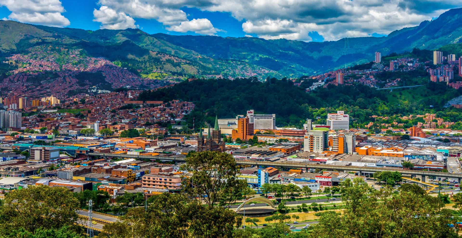 Nutibara Medellin View Background
