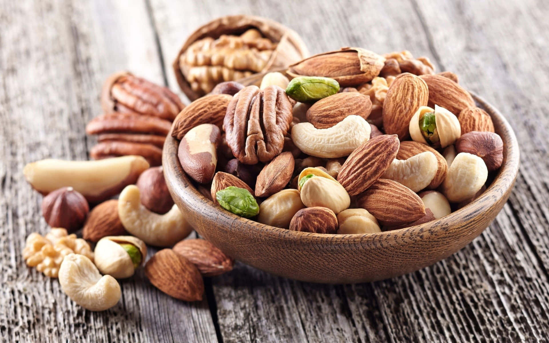 Nuts Healthy Food Background