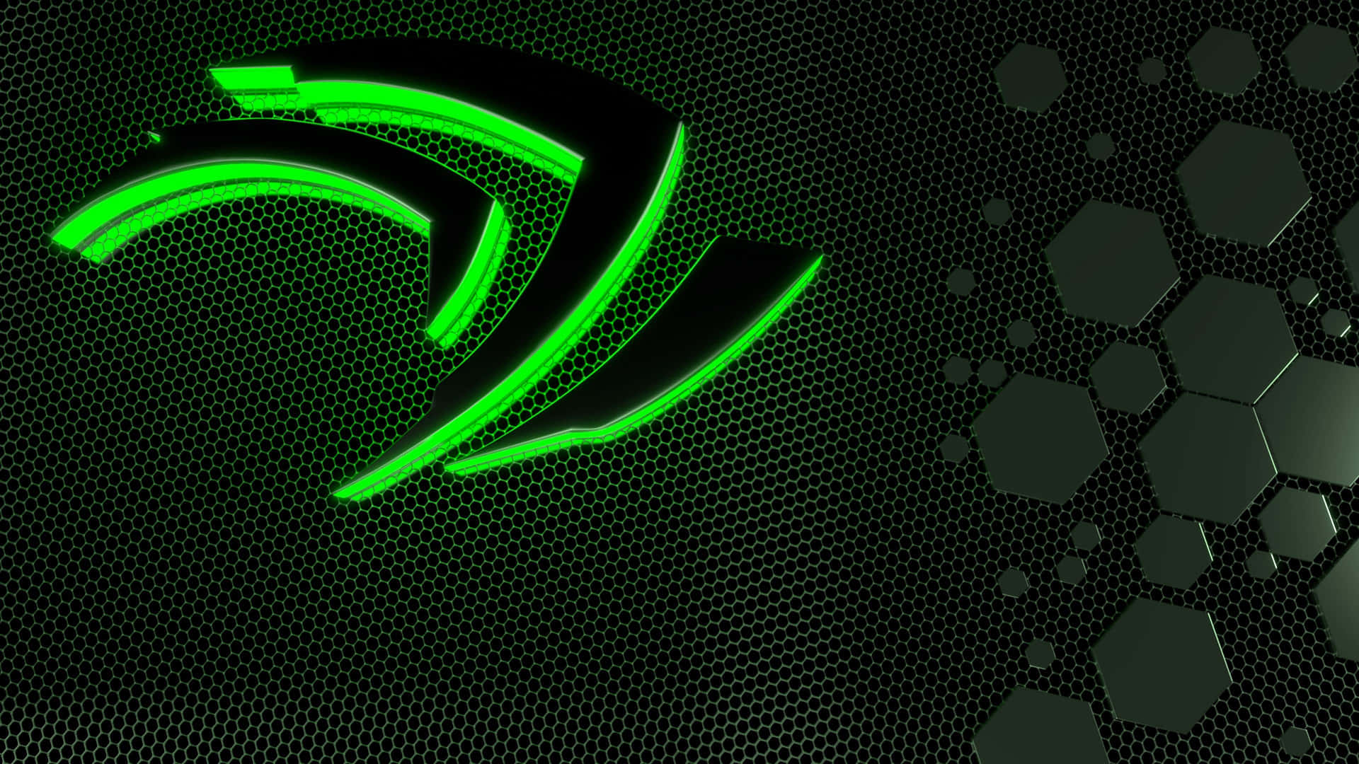 Nvidia 4k Uhd Glowing Eye Logo