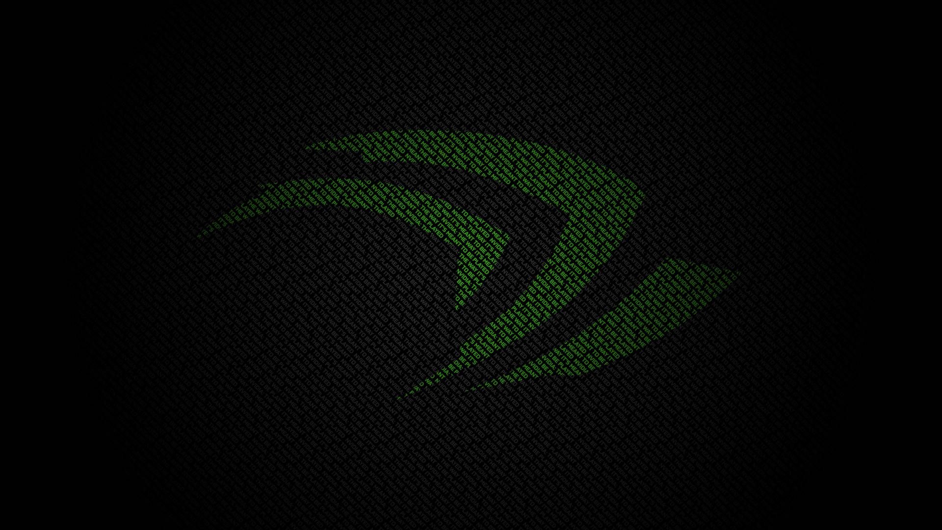 Nvidia Gamers Green Logo Background