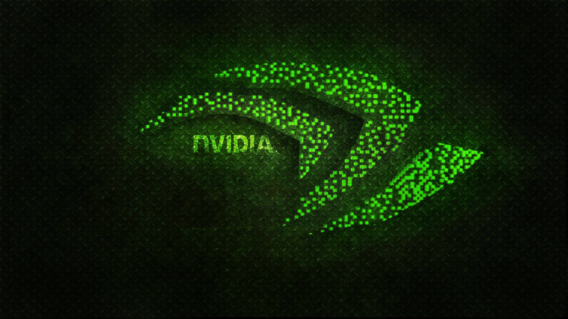 Nvidia Lights In The Dark Hd Background