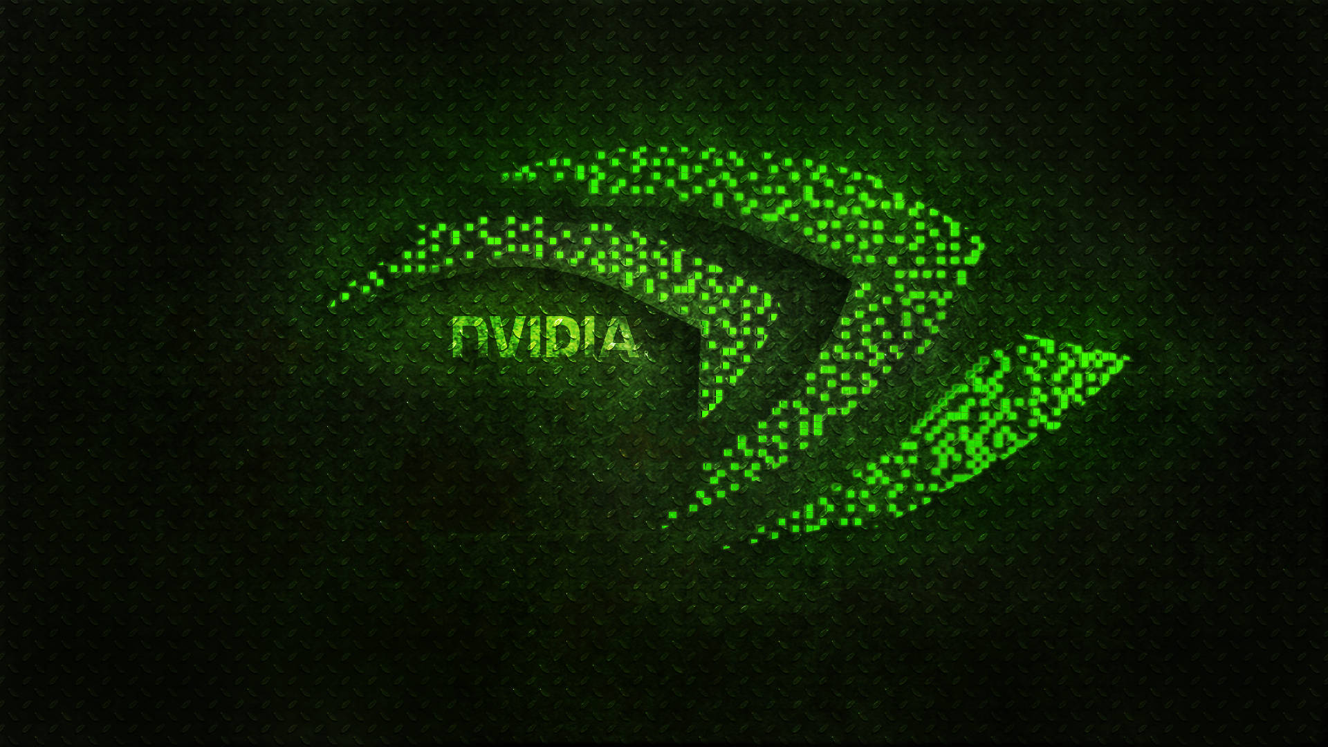 Nvidia Lights Logo Background
