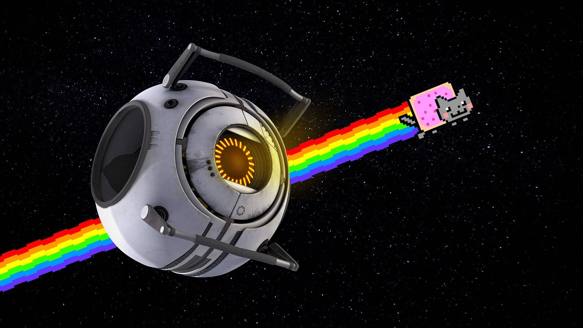 Nyan Cat And Space Sphere