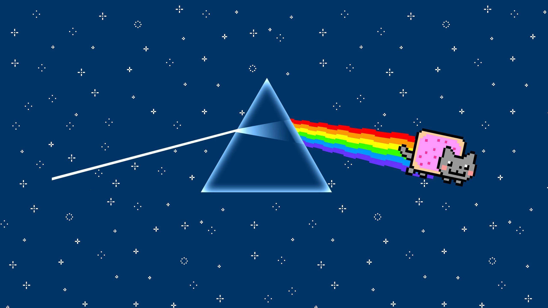 Nyan Cat Prism Background
