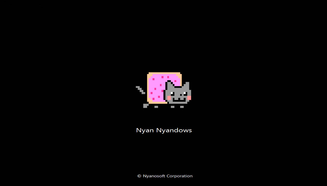 Nyan Cat Windows 7 Cover Background