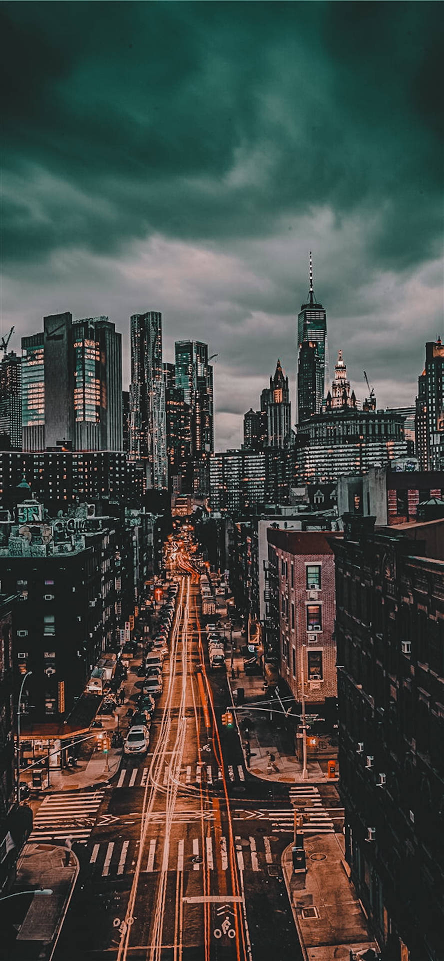 Nyc Life Scenery For Iphone Screens Background