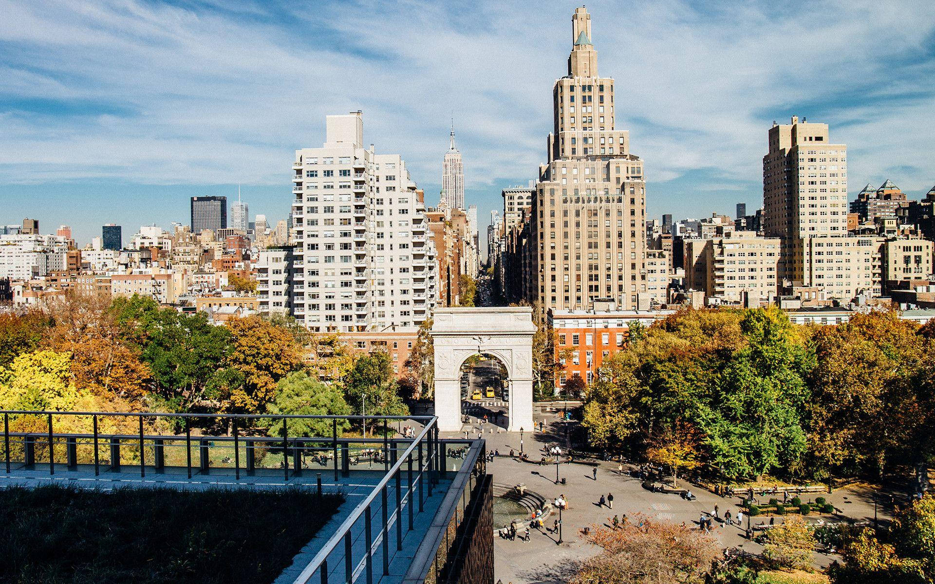 Nyu Park At Daytime Background