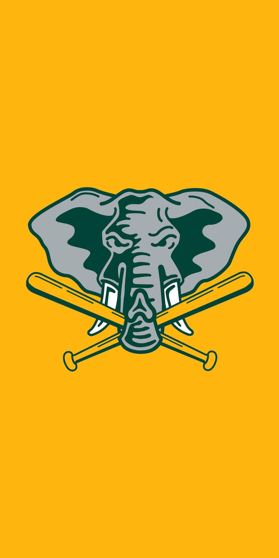 Oakland Athletics Angry Elephant Background