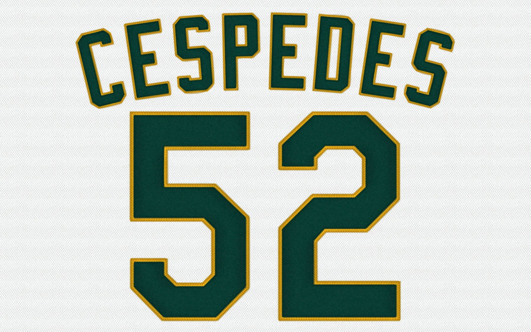 Oakland Athletics Cespedes 52
