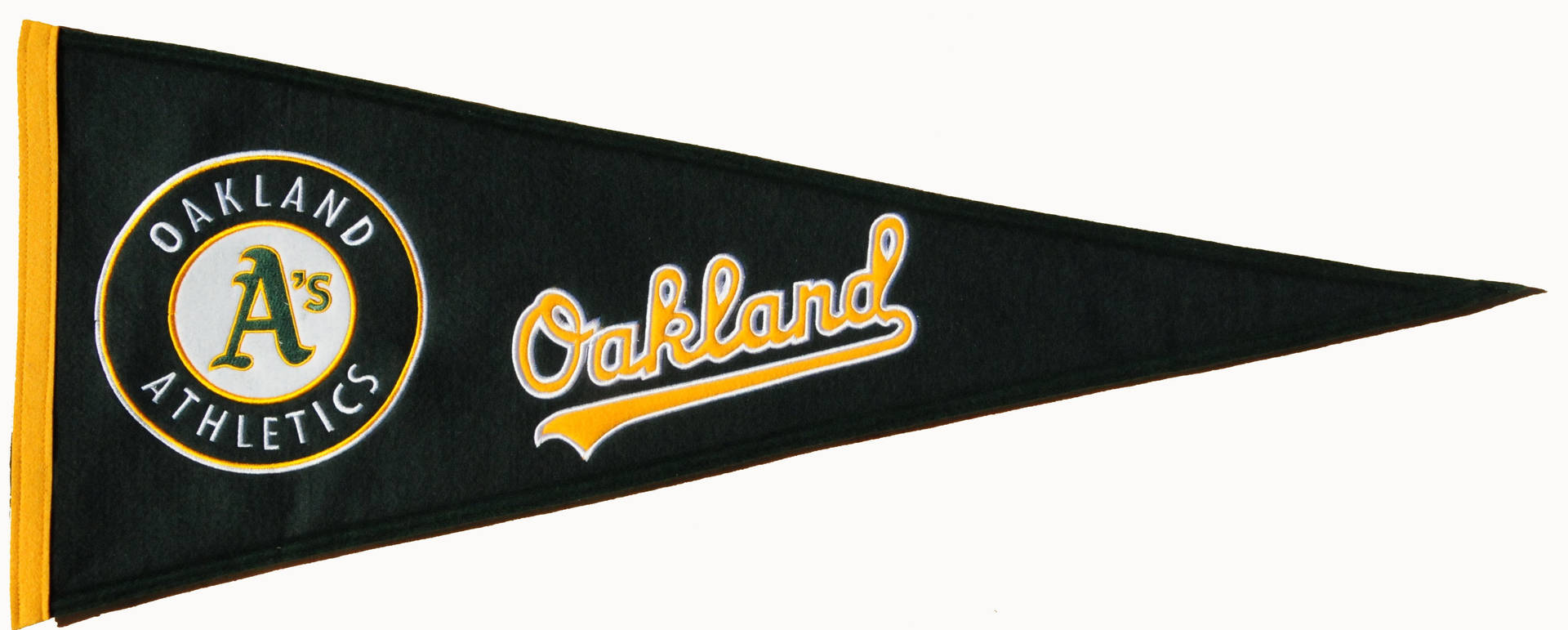 Oakland Athletics Green Banner Background