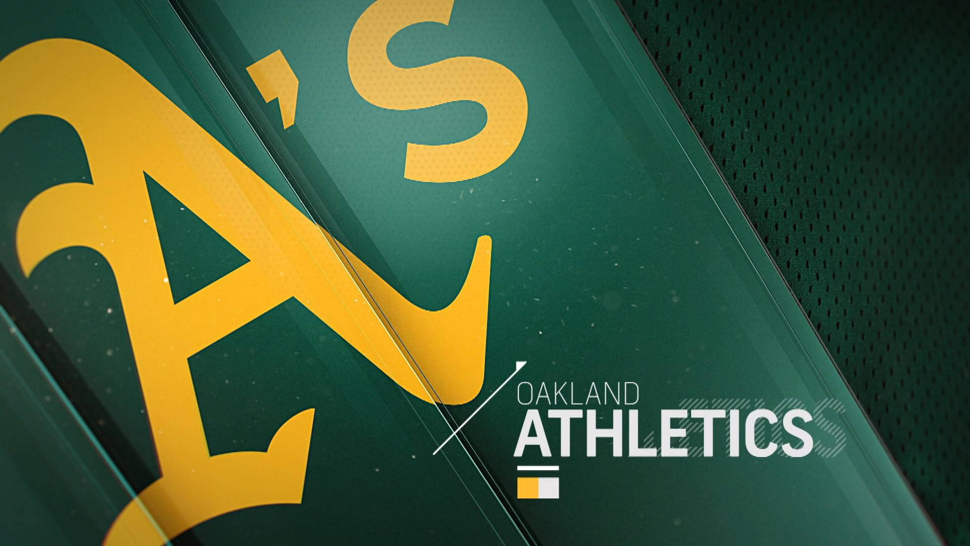 Oakland Athletics Green Logo Background