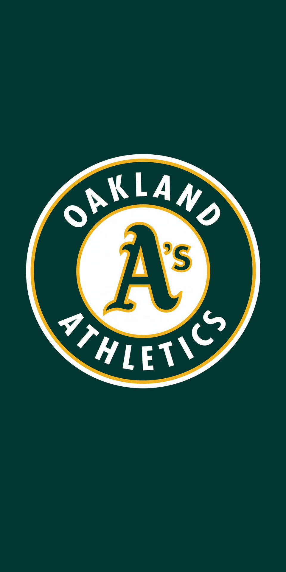 Oakland Athletics Green Mobile