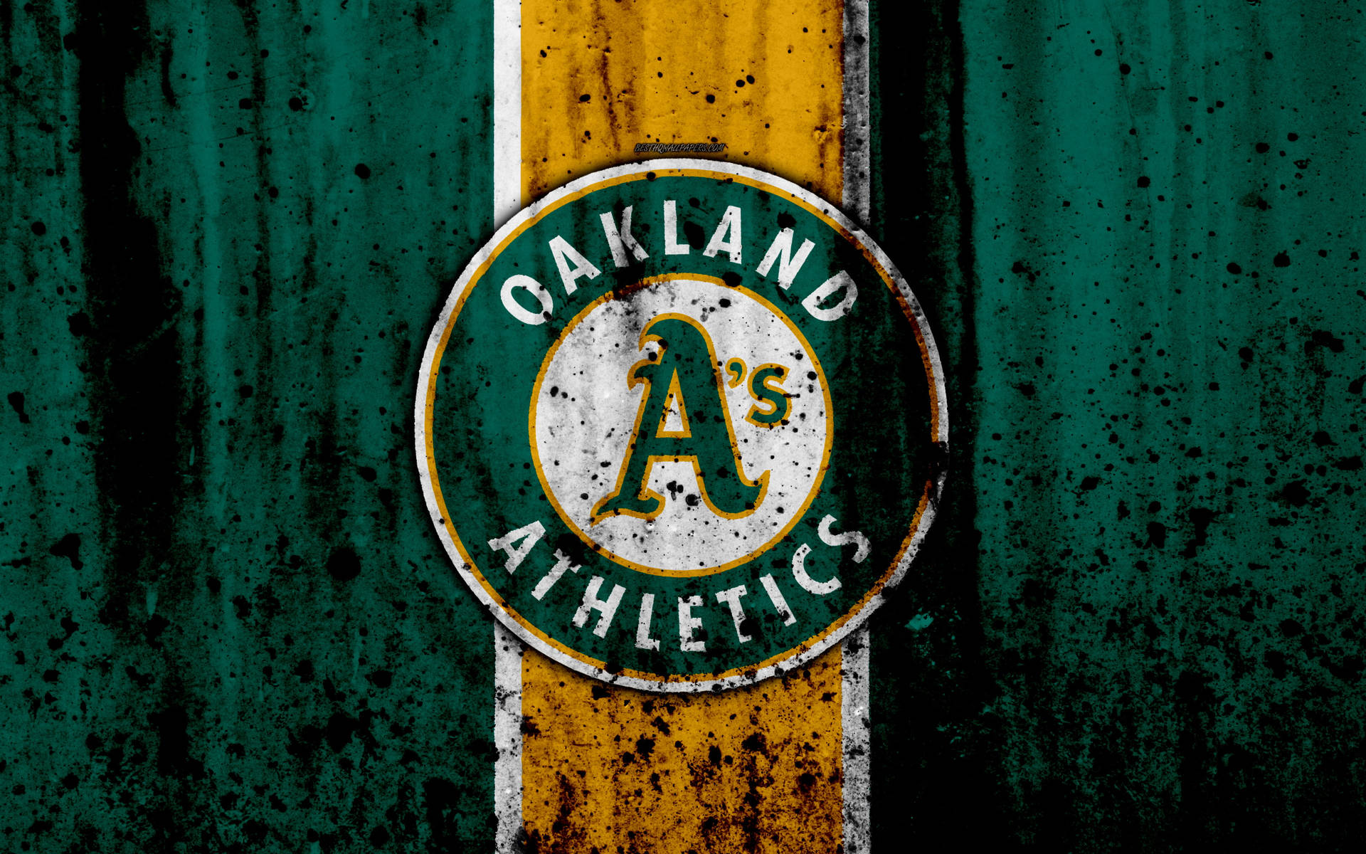 Oakland Athletics Rugged Background
