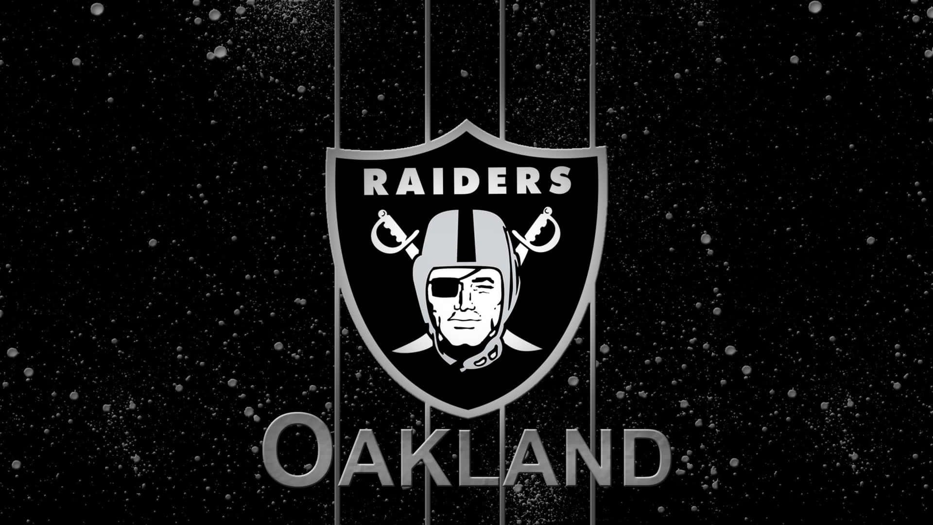 Oakland Raiders Grayscale Background