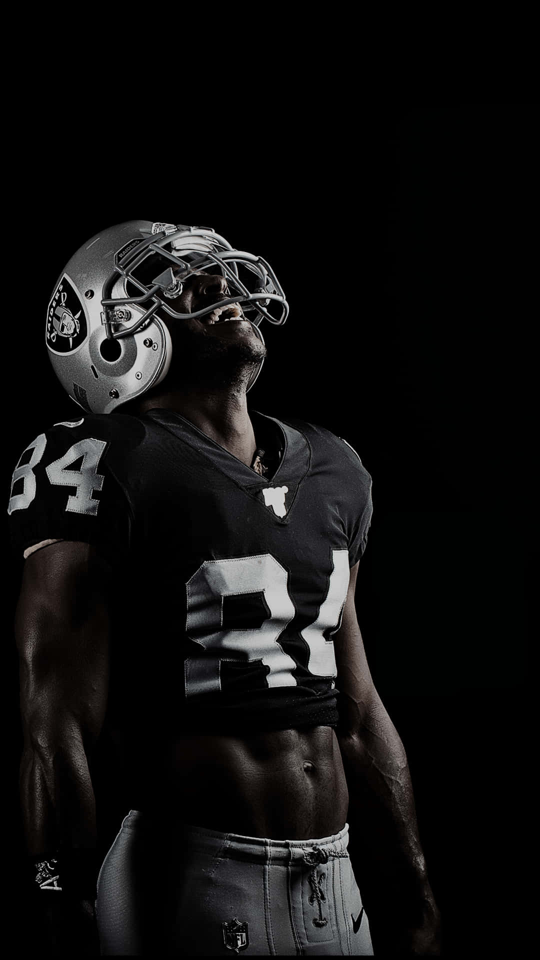 Oakland Raiders Looking Up Background