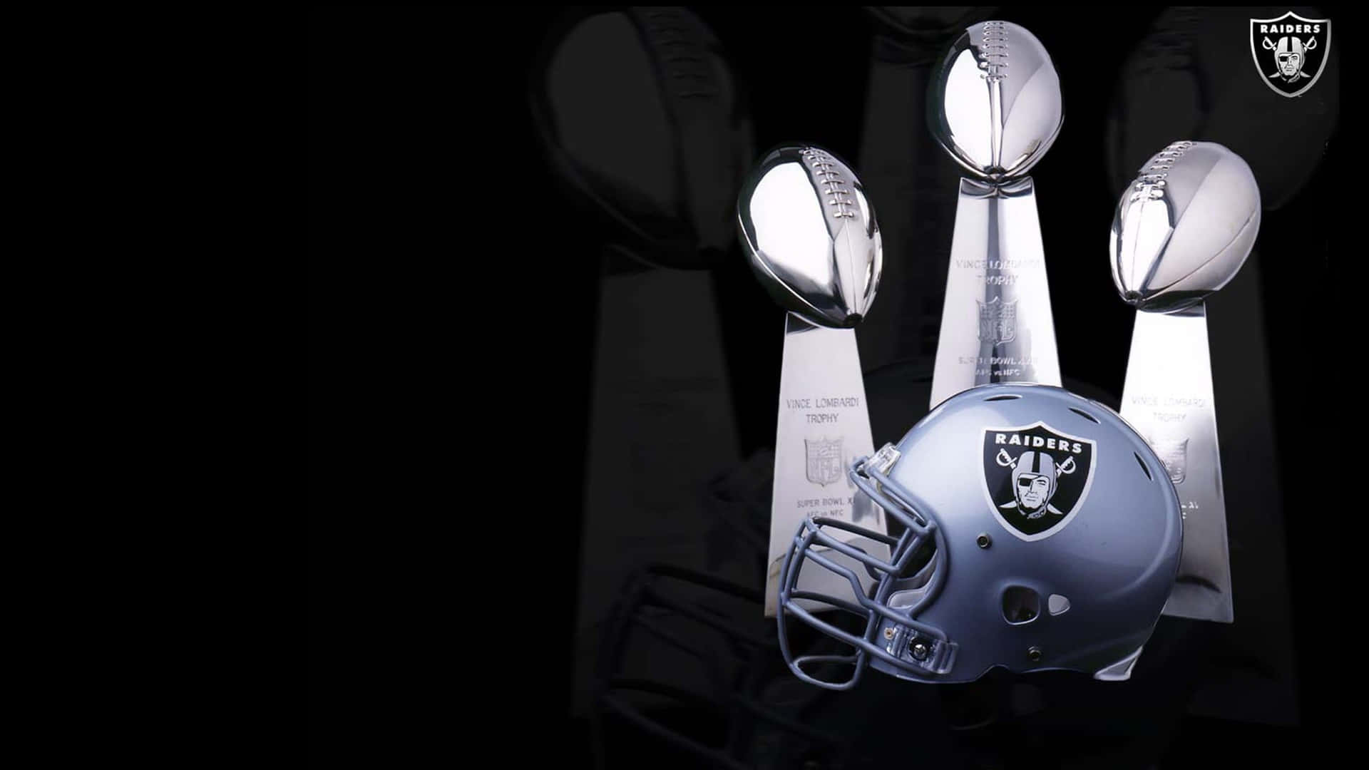 Oakland Raiders Trophy Background