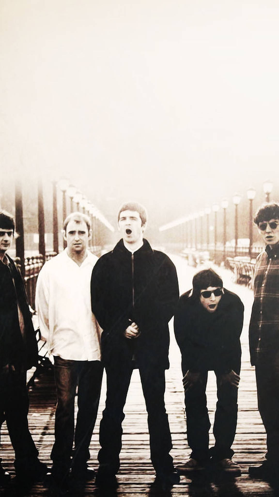 Oasis Band Yawning Background