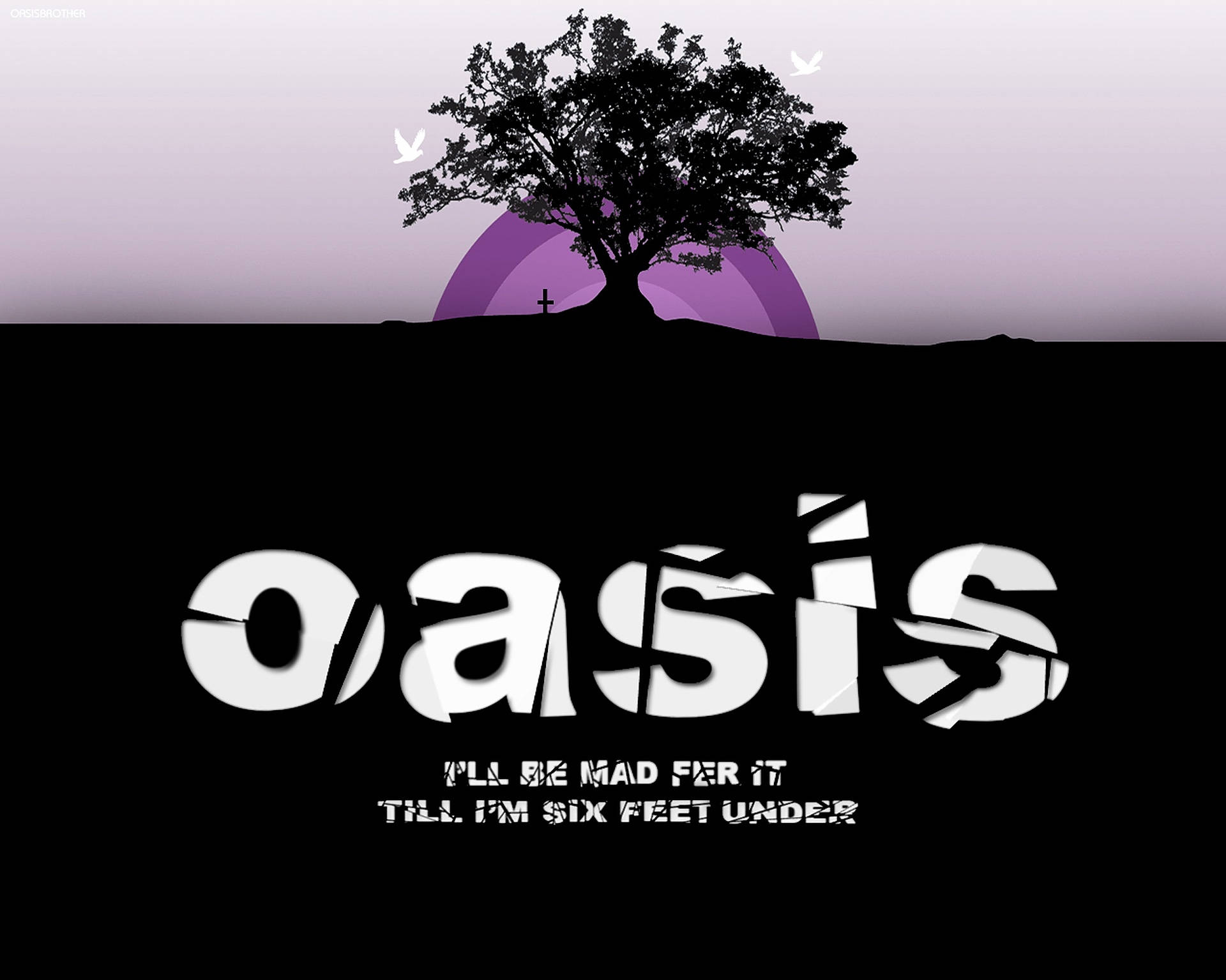 Oasis Tree Background