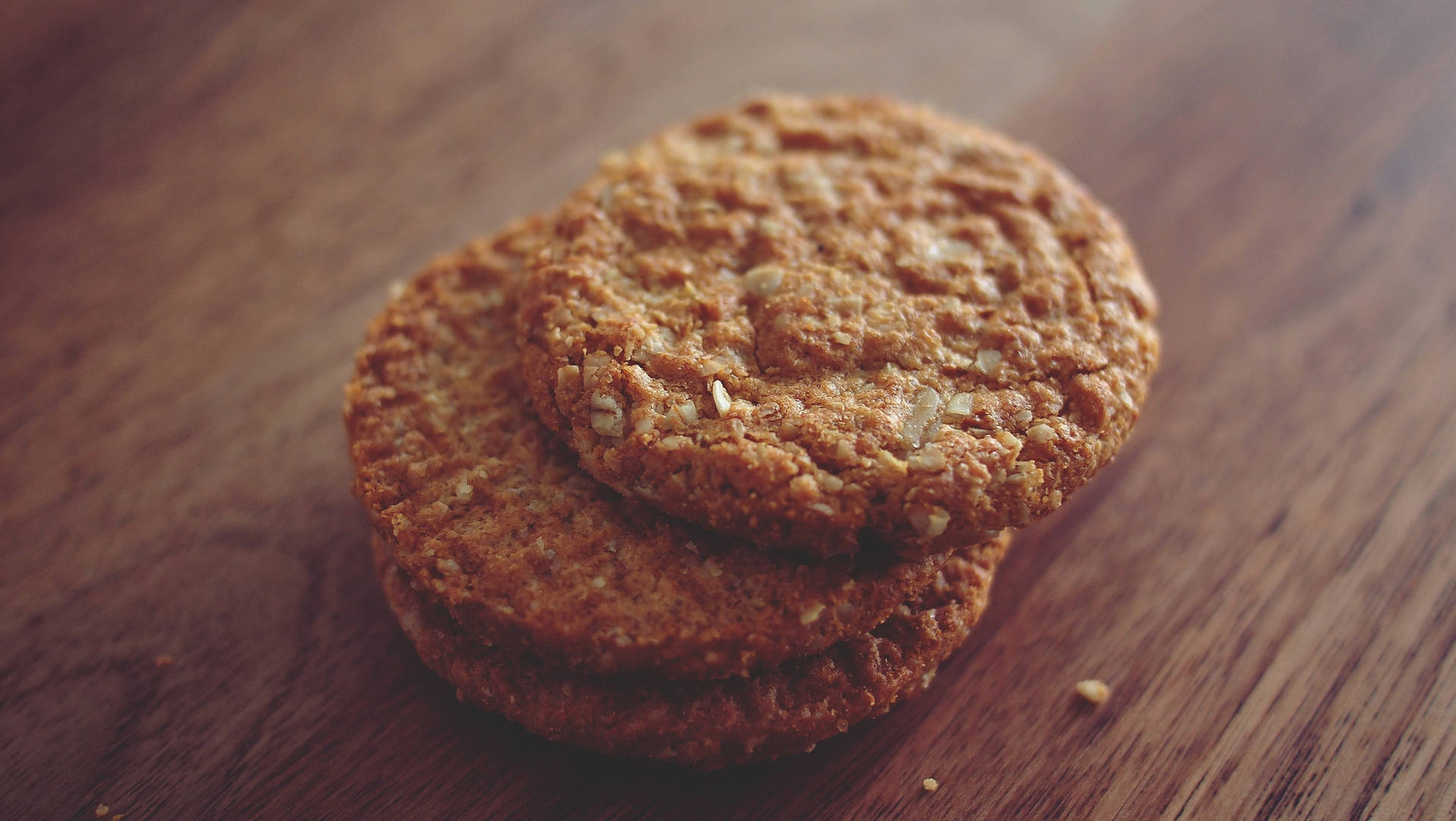 Oatcake Cookie Background