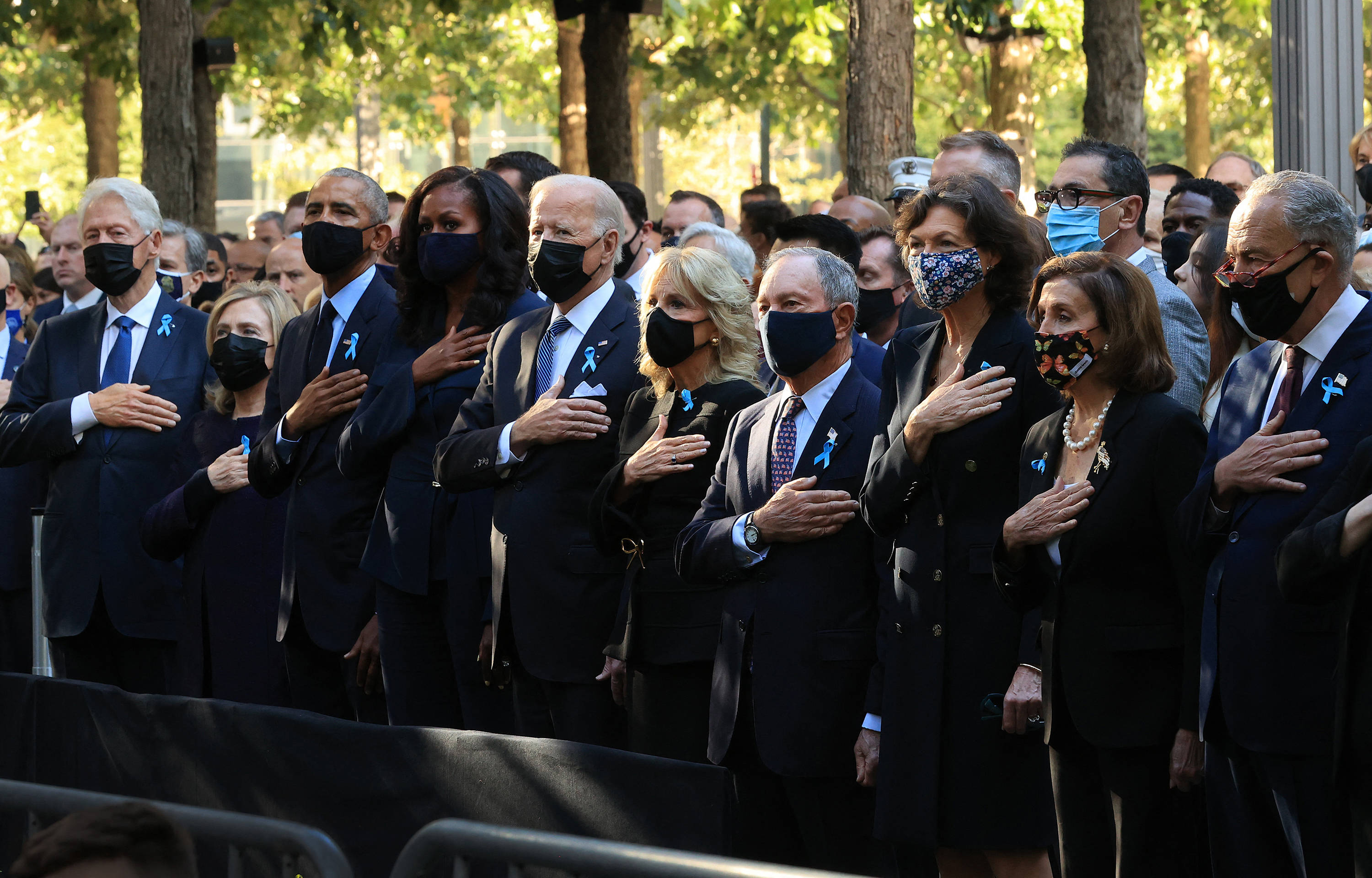 Obama And Biden At 911 Memorial