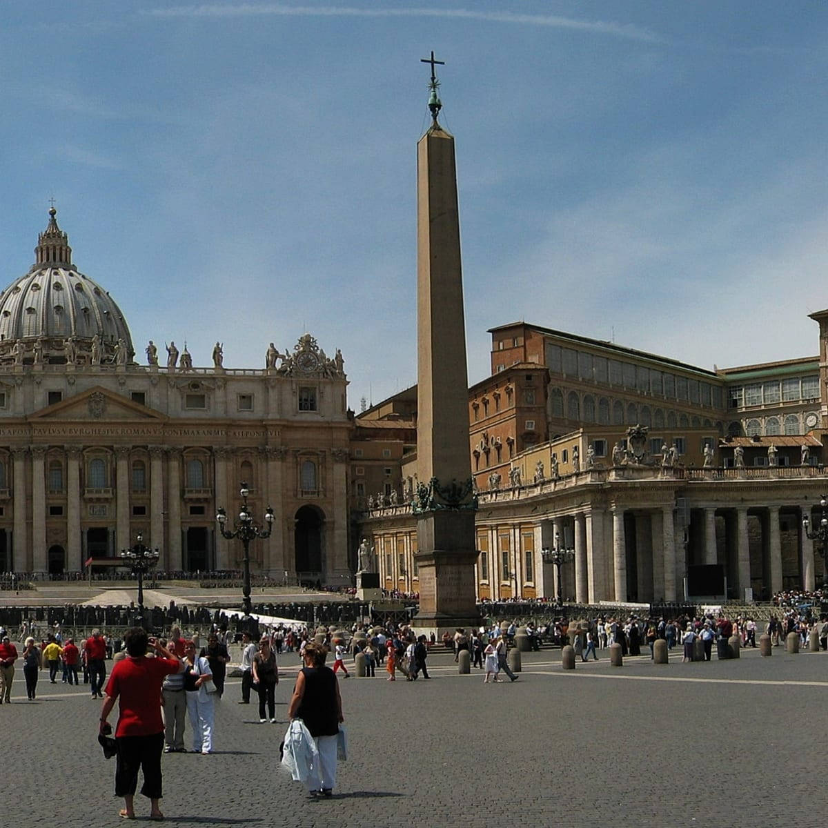 Obelisk St Peter's Square Vatican Background