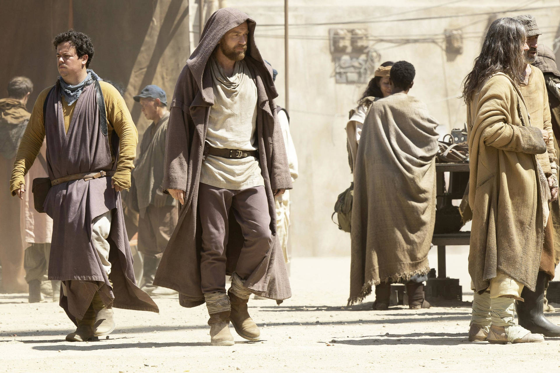 Obi Wan Kenobi Desert Robe Background